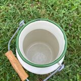 Pot à lait ancien émaillé