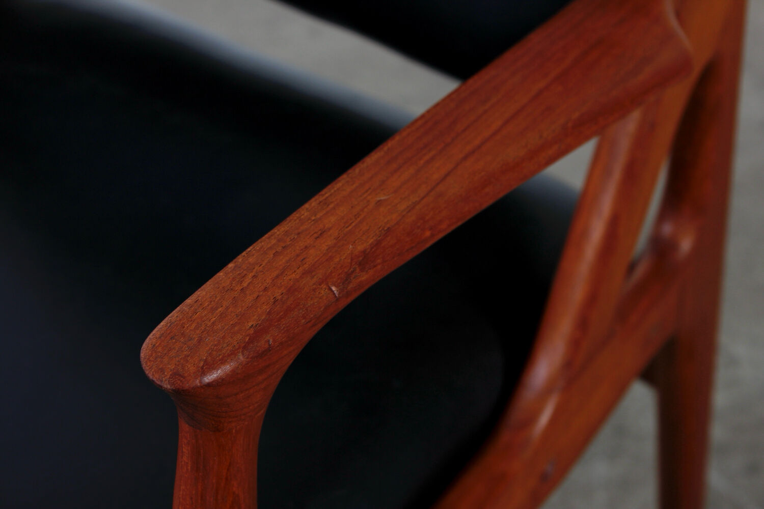 Vintage Teak Stuhl Design Arne Vodder Danish Mid Century