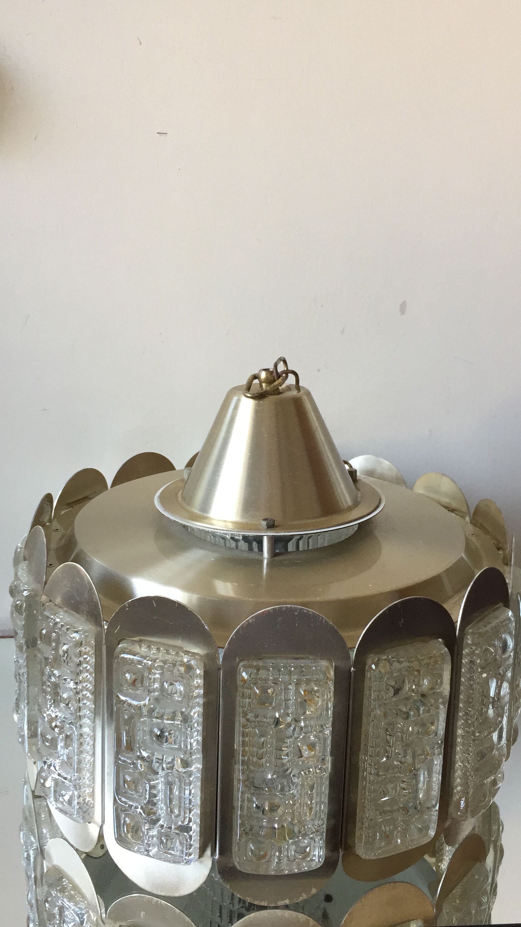 Scandinavian hanging lamp 1960