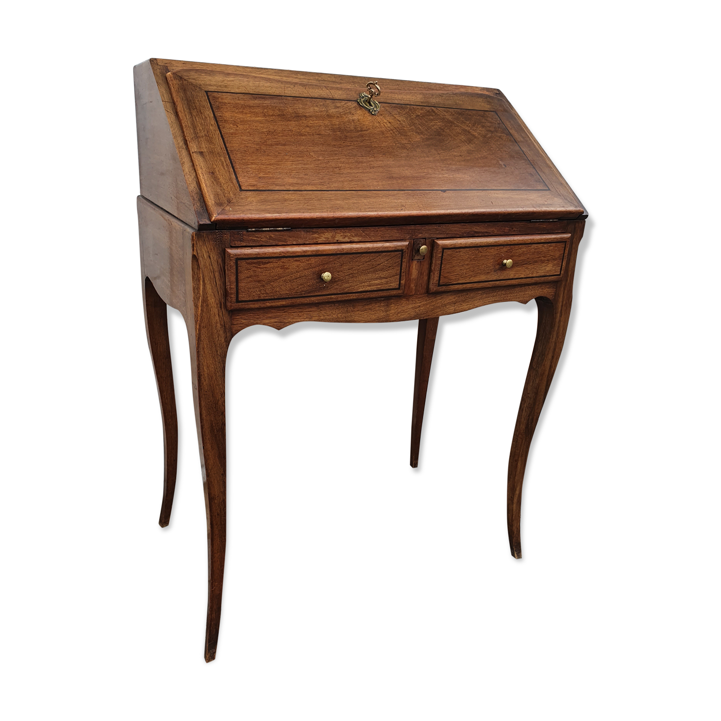 Former small secretary office with a walnut Louis XV