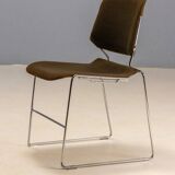Set of 7 stackable Matrix chairs, Thomas Tolleson, 1970s, USA