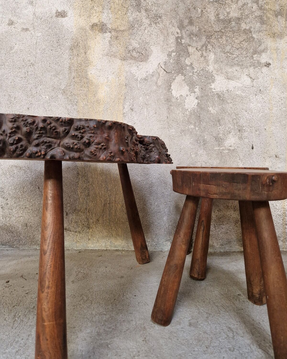 Freeform walnut set 1960