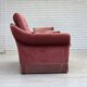 1980s, Scandinavian 2-seater sofa, pink furniture velour.