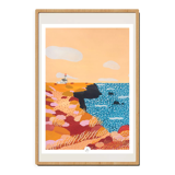 Poster Belle-ile-en-mer, La pointe des poulains
