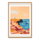 Poster Belle-ile-en-mer, La pointe des poulains