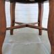 Antique oakwood barber armchair