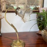 Tulip lamp gooseneck Art Deco