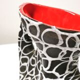 Vallauris 'spaghetti' ceramic vase