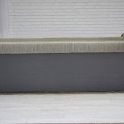 1970s, Danish 3-seater sofa, green furniture velour, beech wood.