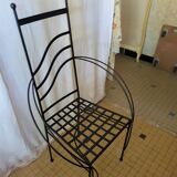 Wrought iron chair