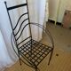 Wrought iron chair