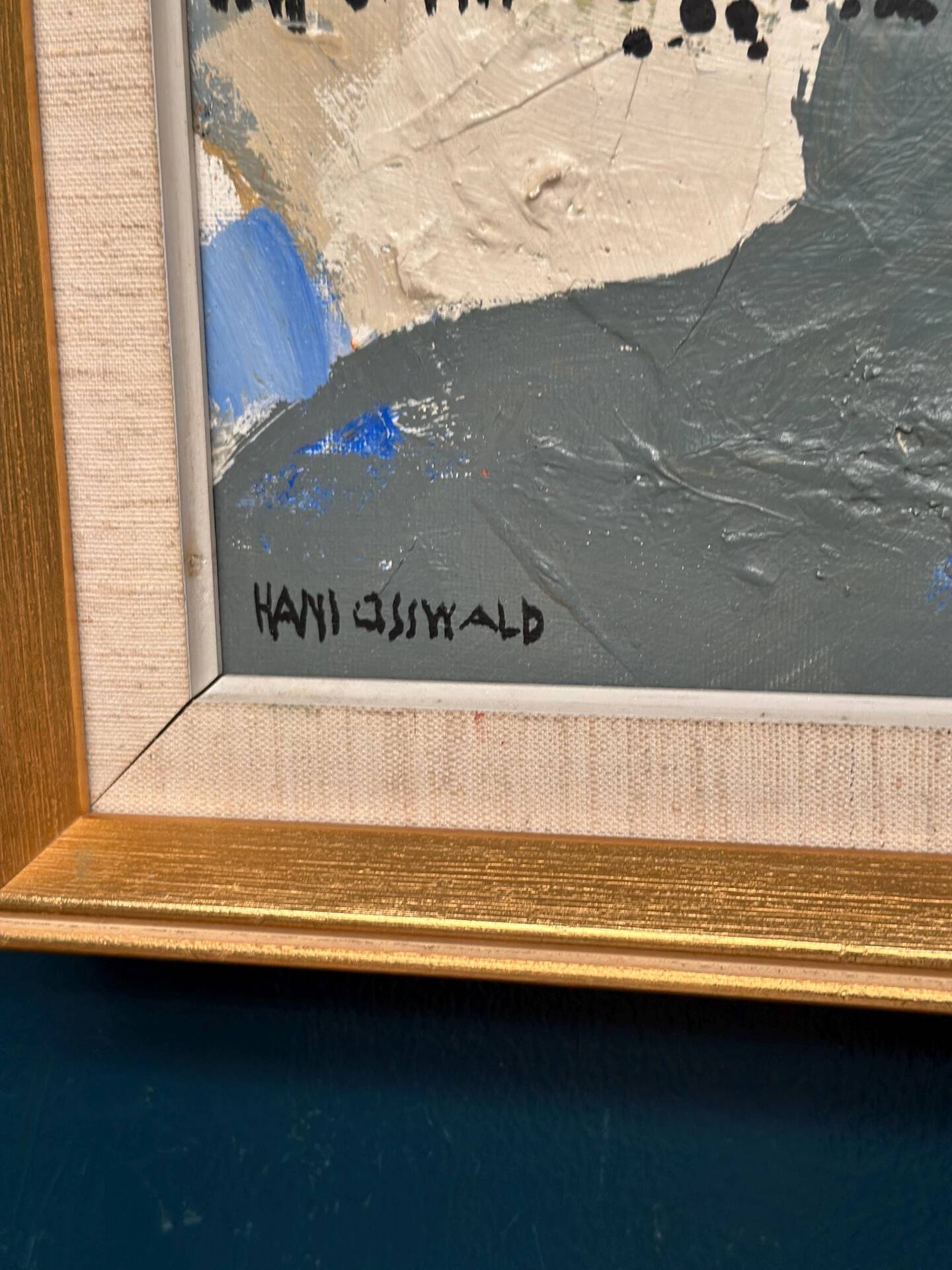 Swedish Oil on Canvas – “Kvarnvägen” by Hans Osswald – Signed