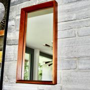 Grand miroir en teck de od mobler as 1950