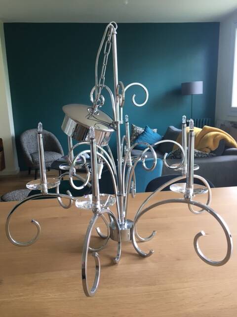 Metal chandelier