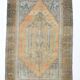 4x7 Vintage Light Orange & Brown Persian Rug, 133x213Cm