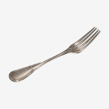 Fork with interlaced threads Louis XV in sterling silver Minerva XIXth