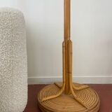 Vintage Rattan Parrot Coat Rack