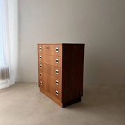 Swedish mid-century chest of drawers teak five drawers