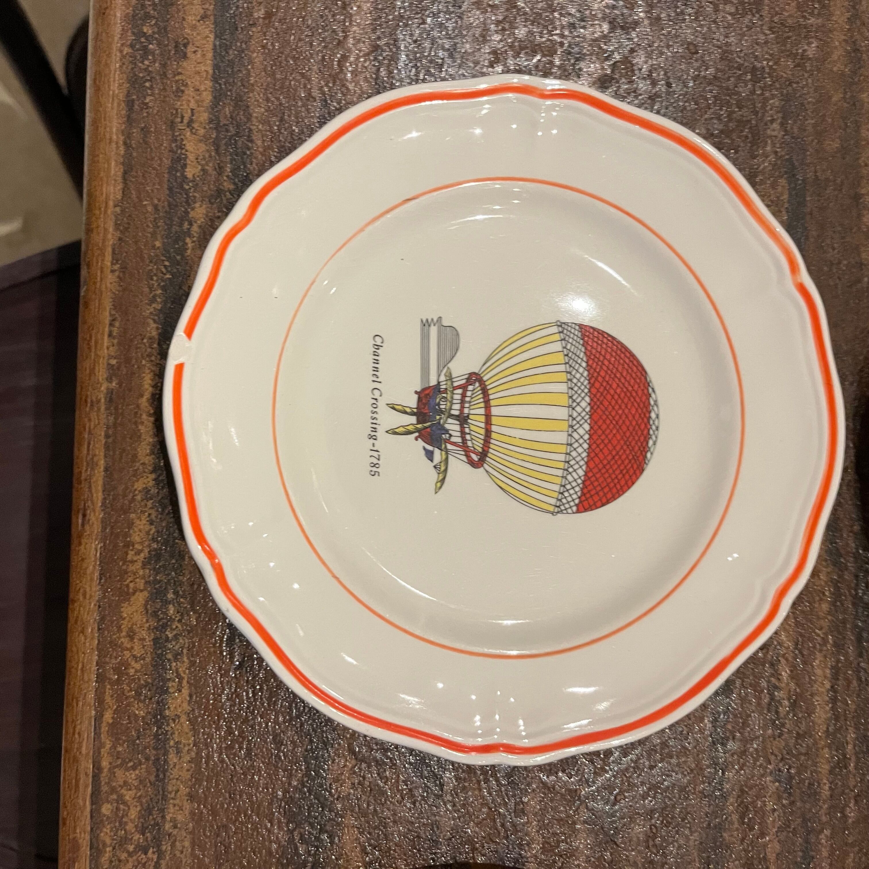 hot air balloon plates