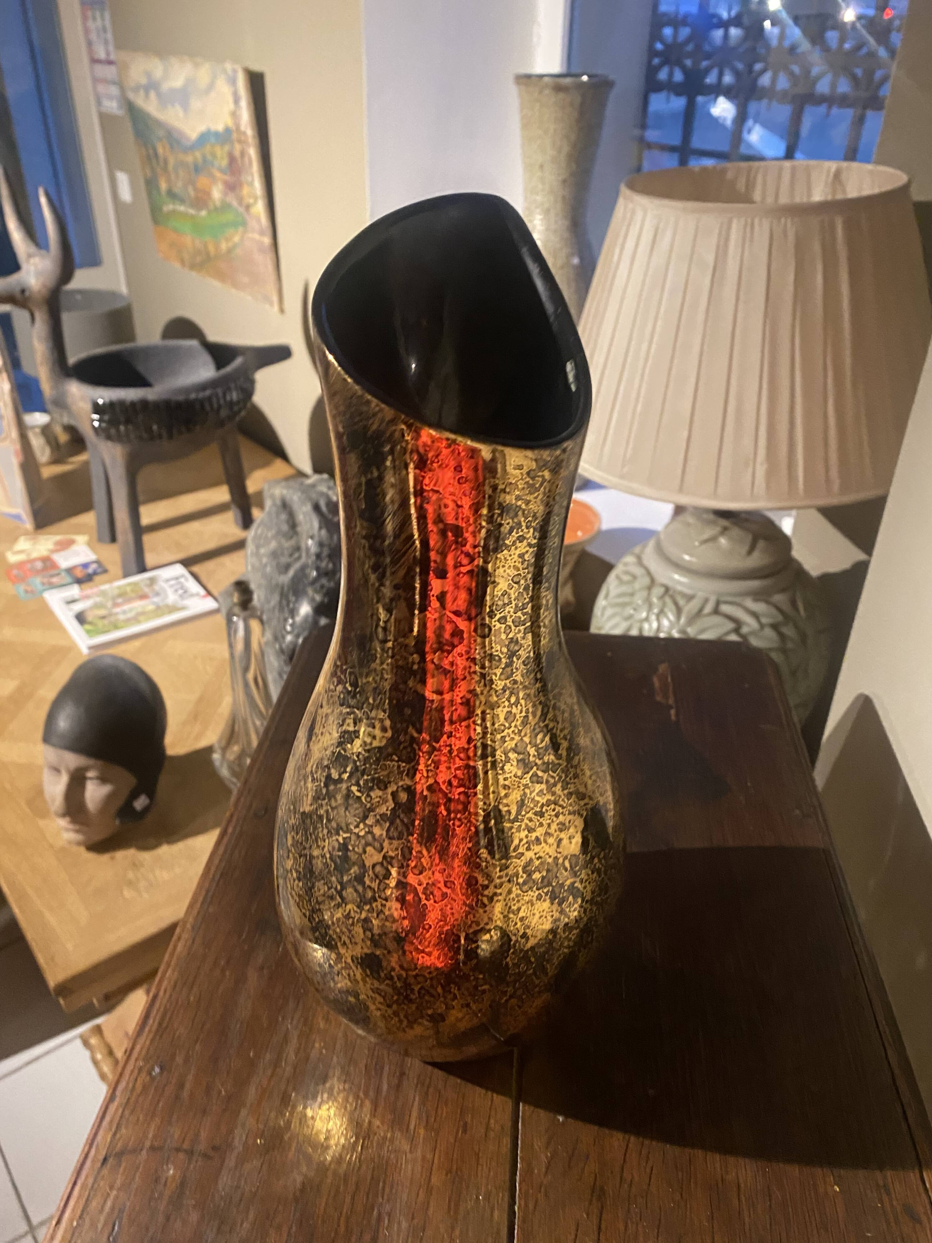 Dussaussoy ceramic vase