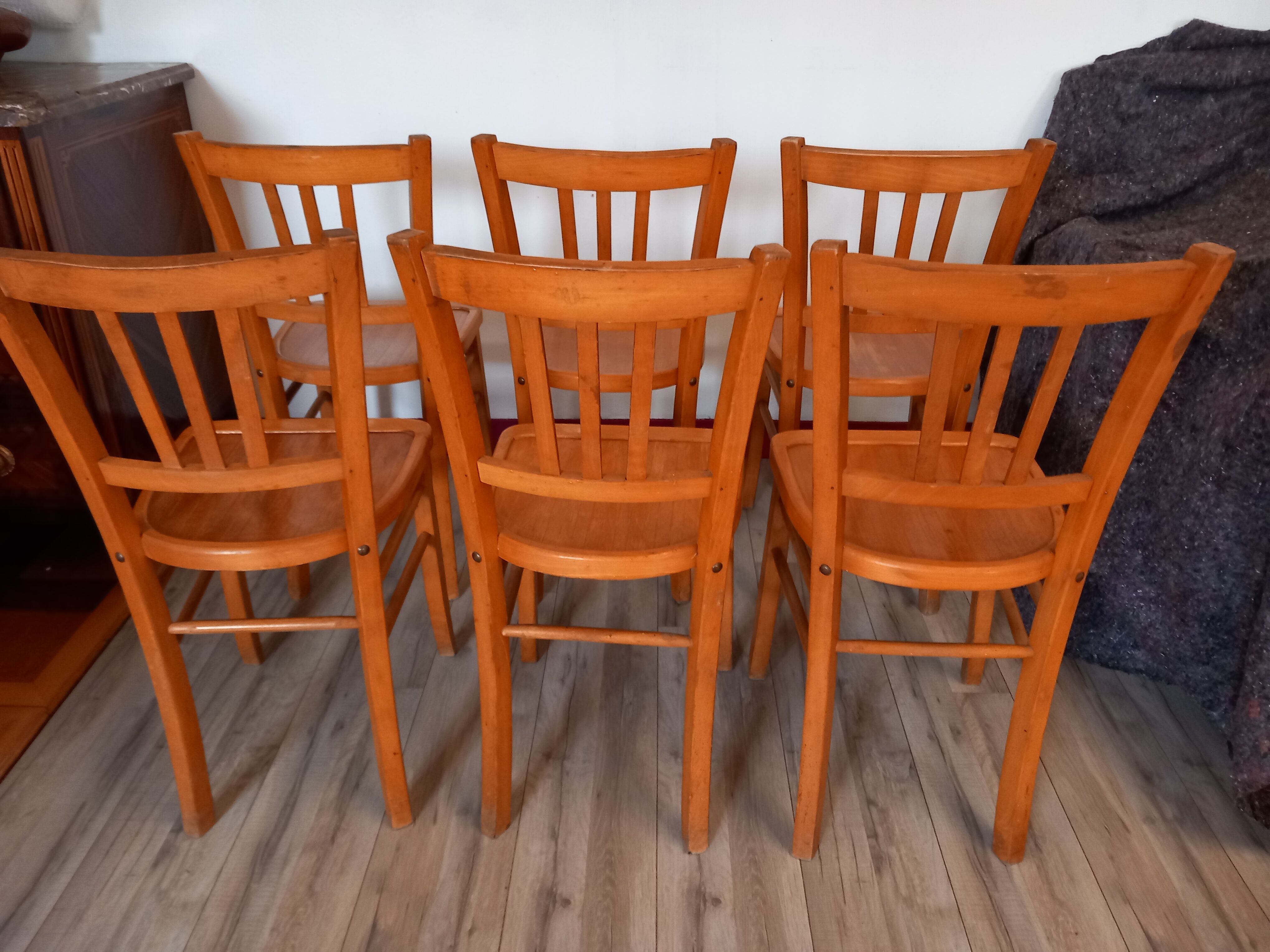6 chairs luterma 1950