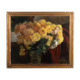 Bouquet of yellow flowers-signed J. Nebosov 30