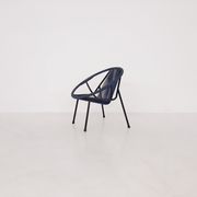 Fauteuil extérieur en fil du milieu du siècle
