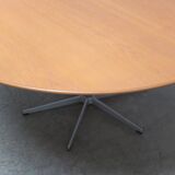 Large 'circular' oak dining table by Arne Jacobsen for Fritz Hansen, 1966