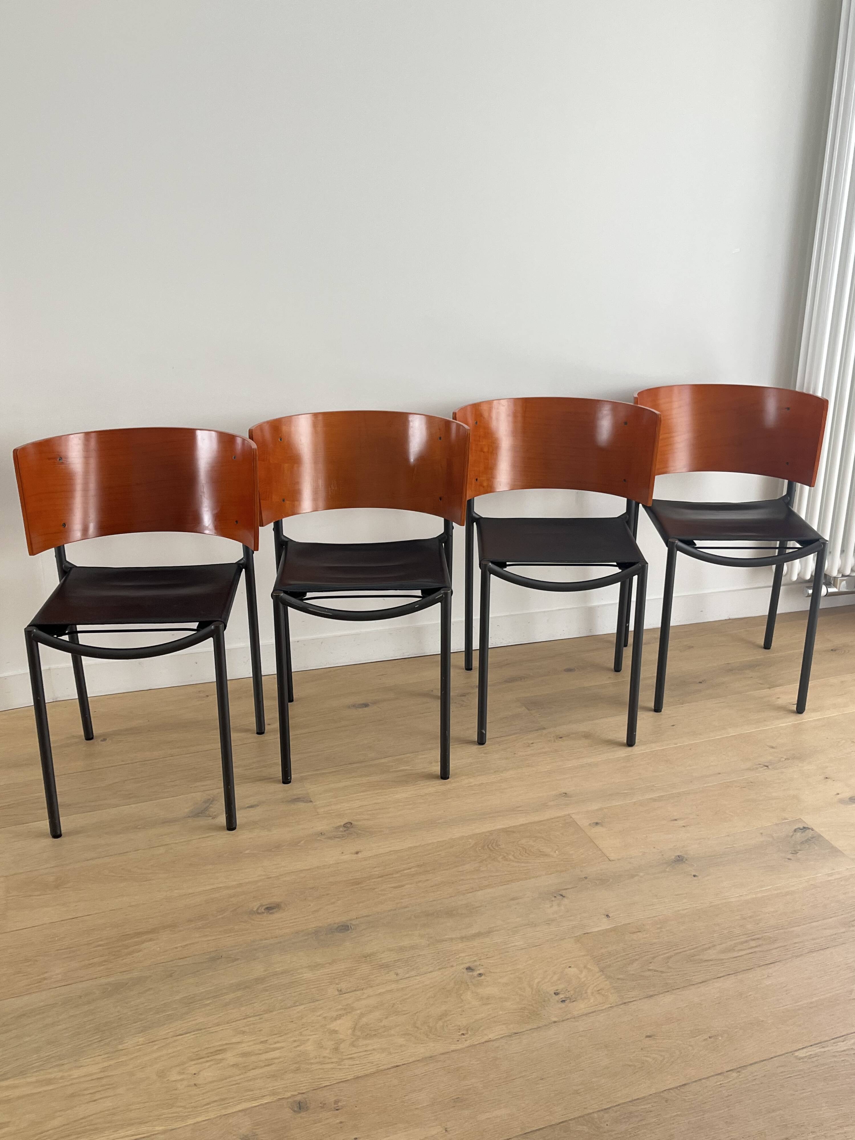 4 Lila chairs by Philippe Starck for XO