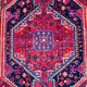 Burgundy Persian rugs pink and midnight blue