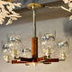 Chandelier 1940 at 6 bras de lumière