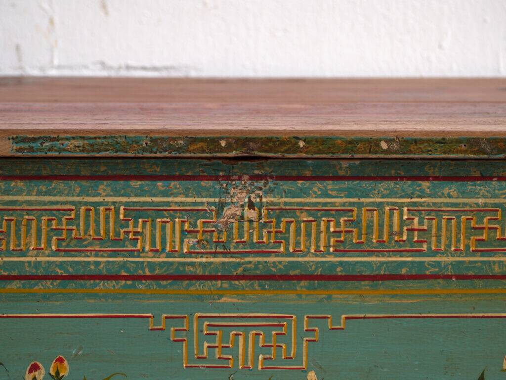 Antique Chinese pine wood chest – China, circa 1930