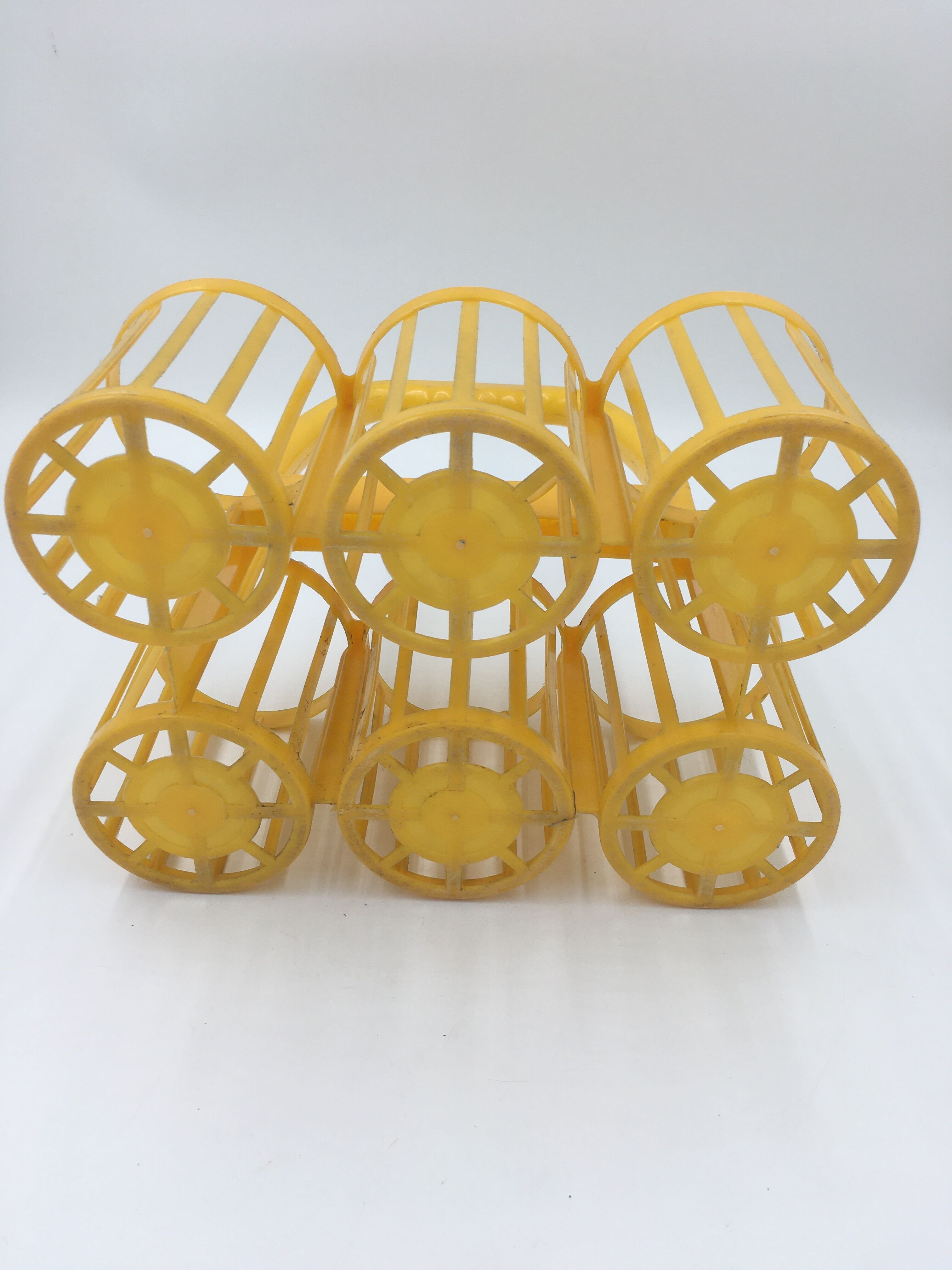 Vintage yellow bottle holder