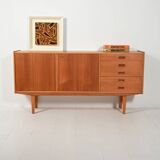 Elegant-lined Scandinavian 1960s sideboard