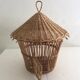 Cage à oiseaux en rotin
