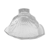 Cheese bell on its molded pressed glass tray