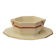 Saucière beige et dorée Saint Amand vintage