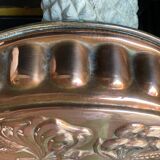 Old copper cake mold
