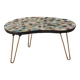 Unusual coffee table on three legs