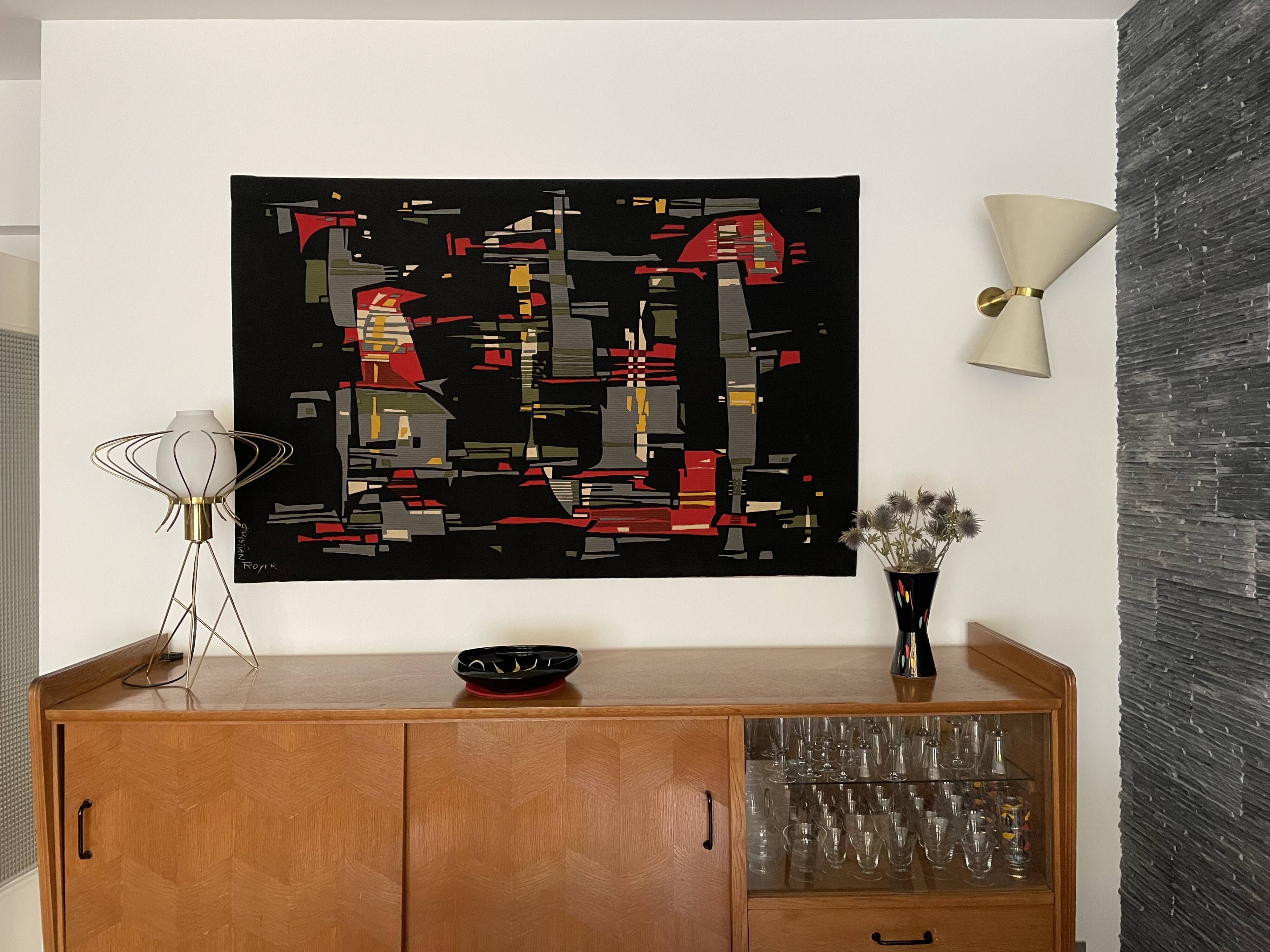 wall tapestry 1950s/60s Christian Royer
