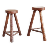 Brutalist stools