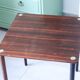 Petite table d'appoint scandinave en palissandre georg petersen