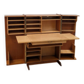 Vintage teak magic box secretary