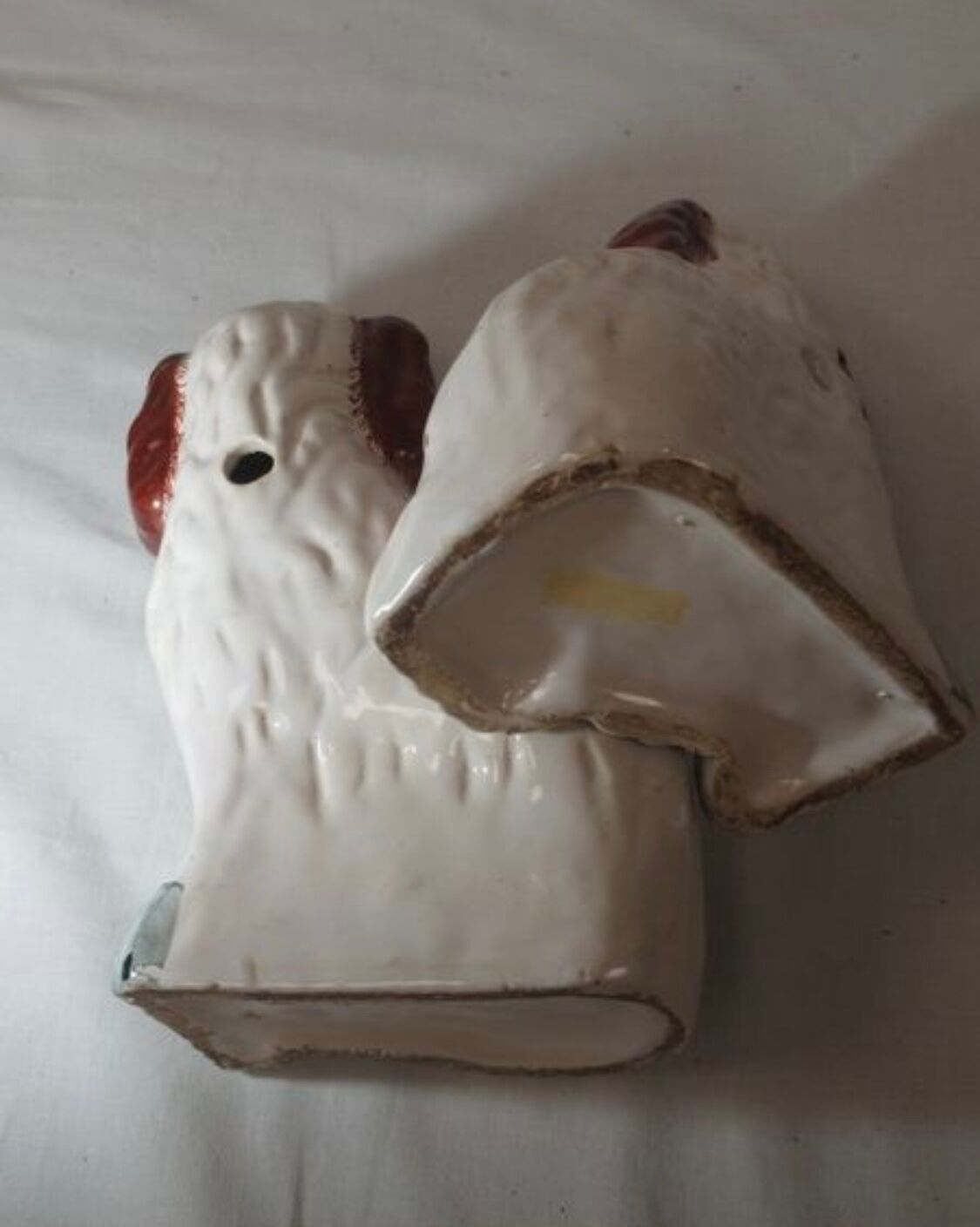 Paire de chiens faience - staffordshire
