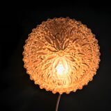 Plafonnier en verre moulé