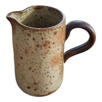 Stoneware cider pitcher