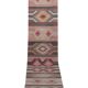 Vintage Turkish hallway rug 78x640 cm