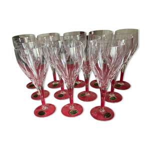 verres à eau en cristal