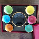 6 cups and saucer for coffee or tea art deco