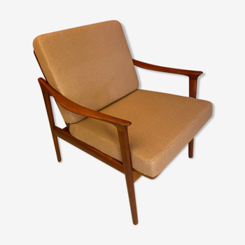 MidCentury Teak Easy Chair by Fred Kayser vor Vatne, 1960s